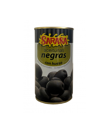 Oliwki SARASA NEGRAS puszka 350g czarne z pestką